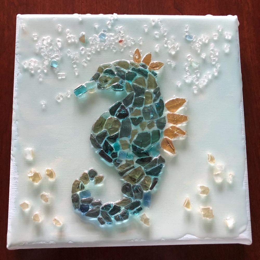 Siesta Key Florida Seahorse Art
